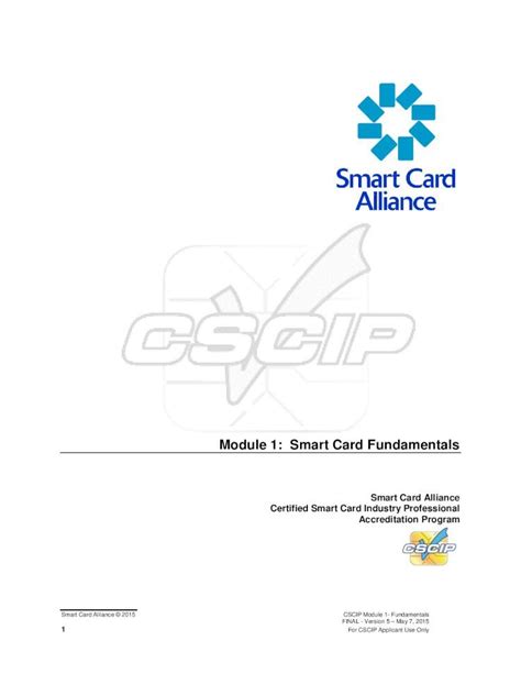 doc for smart cards|Module 1: Smart Card Fundamentals .